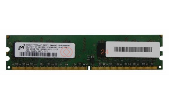 Оперативная память Micron MT16HTF25664AY-667E1 DDRII 2Gb