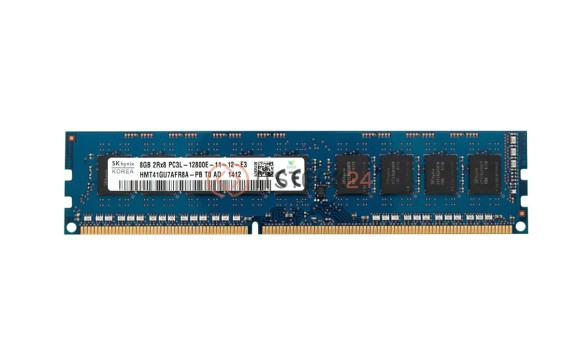 Оперативная память HYNIX 8GB 240-PIN DDR3 PC3L-12800E ECC 2RX8 CL11 [HMT41GU7AFR8A-PB]