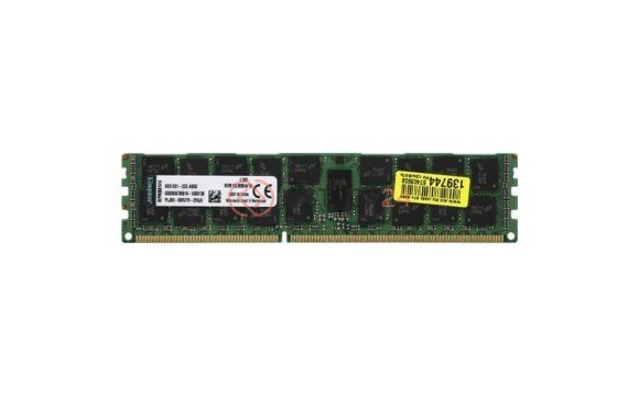 Оперативная память KINGSTON16GB 1333MHz DDR3L ECC Reg CL9 DIMM 2Rx4 1.35V [KVR13LR9D4/16]