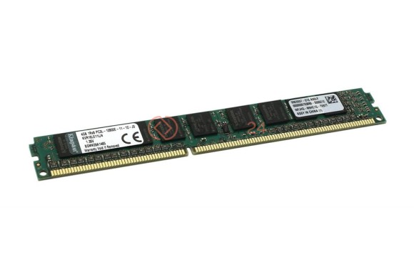 Оперативная память   KINGSTON  4GB 1600MHz DDR3L ECC CL11 DIMM 1.35V VLP [KVR16LE11L/4]