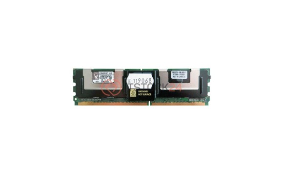 Оперативная память KINGSTON 4GB 667MHz DDR2 ECC Fully Buffered CL5 DIMM Dual Rank [KVR667D2D4F5/4GI]