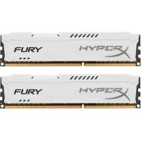 Оперативная память KINGSTON 8GB ƒX4GB) PC3-12800 HYPERX FURY WHITE [HX316C10FWK2/8]