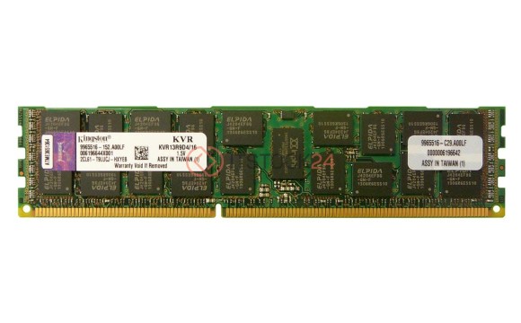 Оперативная память KINGSTON 8GB PC3-10600 ECC REG DDR3 [KVR1333D3D4R9S/8G]