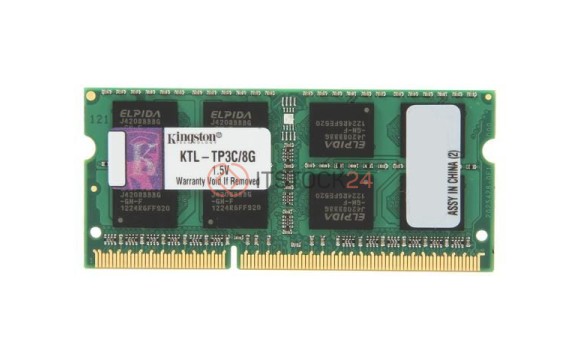 Оперативная память Kingston 8GB PC3-12800 SODIMM [KTL-TP3C/8G]