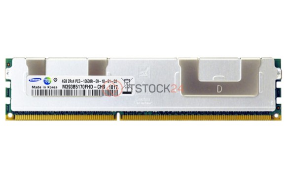 Оперативная память Samsung 4GB 2Rx4 PC3-10600R DDR3-1333Mhz [M393B5170FHD-CH9]
