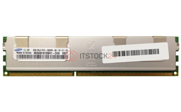 Оперативная память Samsung 8GB 2Rx4 PC3-10600R DDR3-1333MHz [M393B1K70BH1-CH9]