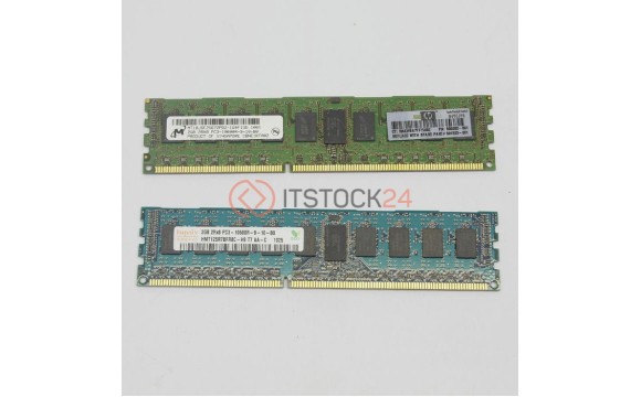 500202-061 Оперативная память HP 2GB 2Rx8 PC3-10600R-9-10-B0 MT18JSF25672PDZ-1G4F1DD