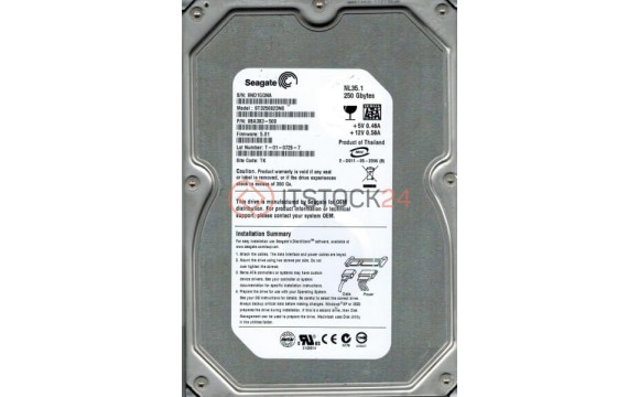 Жесткий диск Seagate 9BA383 250Gb  SATA 3,5' HDD