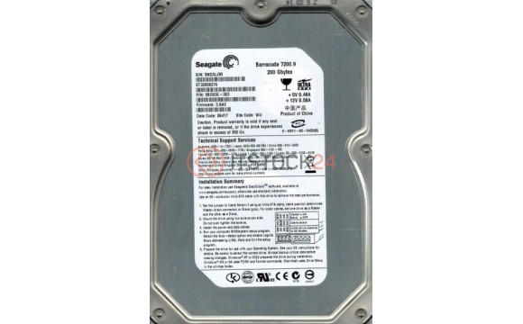 Жесткий диск Seagate 9BD03E 200Gb 7200 IDE 3.5' HDD