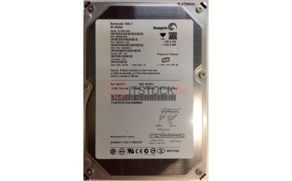 Жесткий диск Seagate 9W2812 80Gb  SATA 3,5' HDD
