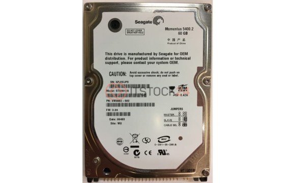 Жесткий диск Seagate 9W3882 60Gb 5400 IDE 2,5" HDD