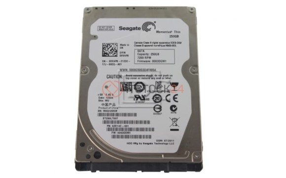 Жесткий диск Seagate 9ZV14C 250Gb 7200 SATAII 2,5' HDD