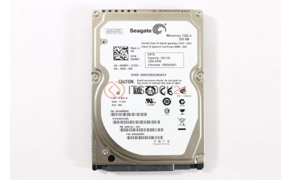 Жесткий диск Seagate XDNFF 250Gb 7200 SATAII 2,5' HDD