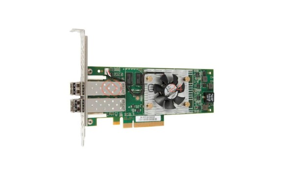 Адаптер Qlogic 16Gb Dual Port FC HBA x8 PCIe LC multi-mode [QLE2672-CK]
