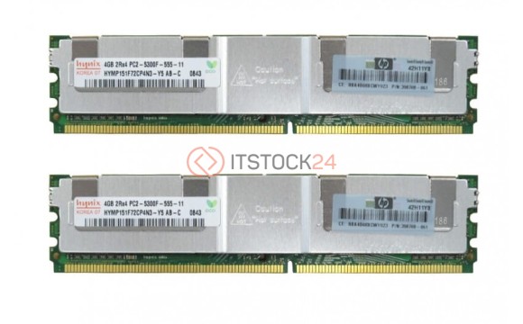 466440-B21 Оперативная память HP MT36HTF51272FY-667E2D6 8GB (2X4GB) PC2-5300F