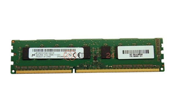 MT18KDF51272AZ-1G4K1ZE Оперативная память 4GB 2Rx8 PC3L-10600E-9-13-K0