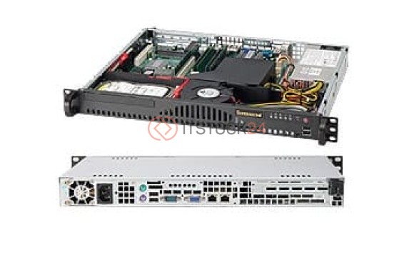 Supermicro 1U RM ATX Black 1-Bay 260W ATX 12V CD [CSE-512F-260B]