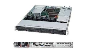 Supermicro 1U RM Black XEON-DP 800MHz 4XSATA 650W 96GB PCIE RPS IPMI [SYS-6016T-NTRF]