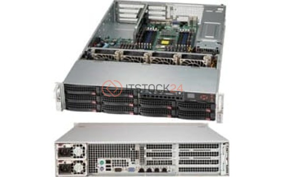 Supermicro 829BTQ-R920WB System Cabinet - Rack-mountable - Black - 2U - 11 x Bay -[CSE-829BTQ-R920W