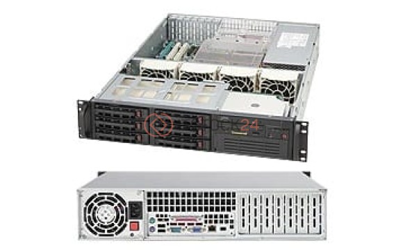 Supermicro Case CSE-823TQ-653LPB(3YR) 2U 650W 6x3.5inch Hot-Swap SAS/SATA Black[CSE-823TQ-653LPB-3Y