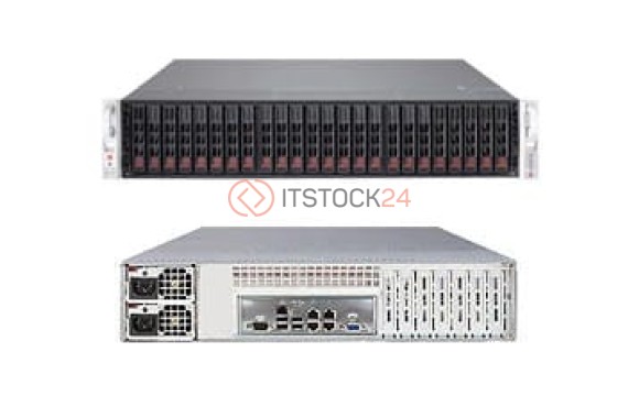 Supermicro 2U RM BB BLACK E5-2600 1600MHZ 24X SAS/SATA 920W RPS X9DRD-7LN4F [SSG-2027R-E1R24L]