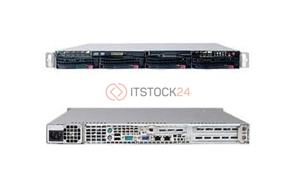 Supermicro 4U RM BB BLACK XEON-DP 1600MHZ 2XSATA 1620W RPS MB-X9DRFF 8 NODE [SYS-6017R3-FT]