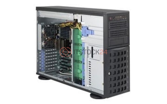 Supermicro 4U Tower BB Black DP 8x SAS/SATA 920W RPS SAS Backplane [CSE-745TQ-R920B]