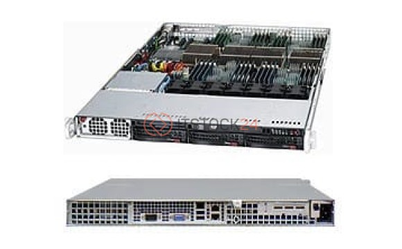 Supermicro 818A-1400B 1U RACKMOUNT 3BAY BLACK 1400W EATX 7XPWM FAN RISER SLOT [CSE-818A-1400B]