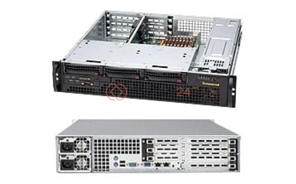 Supermicro 823MTQ-R700U 2U RACKMOUNT 3BAY BLACK 700W REDUNDANT POWER SUPPLY PFC EAT[CSE-823MTQ-R700