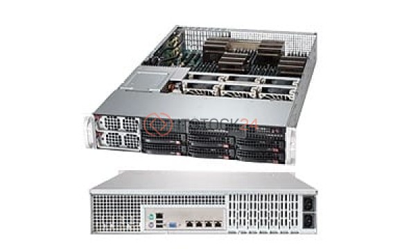 Supermicro A+ Server AS-2042G-72RF4 Quad Socket G34 1400W 2U Rackmount Server[AS-2042G-72RF4 (BLACK