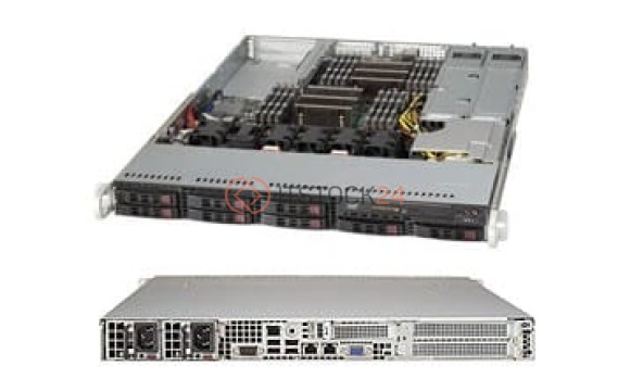 Supermicro 1U 8BAY 2X FH 1X LP OPTIMITIZED FOR X9 MB [CSE-119TQ-R700WB+]