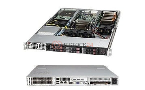 Supermicro BBNS 1U C602 DP 8x DIMM-GPU 6x 2.5 1400W Power [SYS-1017GR-TF]