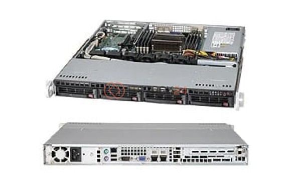 Supermicro BBNS 1U C602 Up 8x DIMM-4x 3.5 SATA 350W SD [SYS-5017R-MTF]