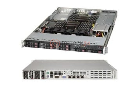 Supermicro BBNS 1U C606 DP 24x DIMM-8x 2.5 SATA 10GBE 1+1 Power [SYS-1027R-WRFT+]