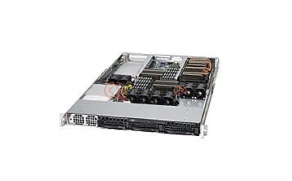 Supermicro 1U RACKMOUNT BB XEON-DP BLACK 6X SATA 1400W 2XFERMI-M2090 2.5IN HD [SYS-6016GT-TF-FM209]