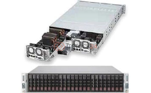 Supermicro BBNS 2U Twin 2x Node DP E5-2600 [SYS-2027TR-D70RF+]