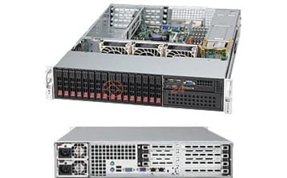 Supermicro Case 213A-R900UB chassis with two Seagate 73GB 2.5 SAS HDD [CSE-213A-R900UB-MC073]