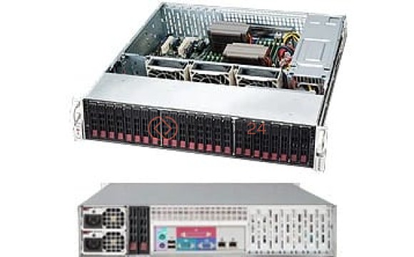 Supermicro Case 2U 24x2.5inch Hotswap SAS/SATA 920W Redundant E-ATX/ATX Retail [CSE-216BE26-R920LPB]