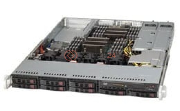 Supermicro Case Cse-113TQ-R700WB 1U 8X2.5 inch SAS SATA Bay 4FAN 700W Black RTL [CSE-113TQ-R700WB]