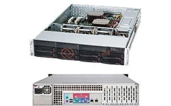 Supermicro 825TQ-560LPB Chassis - Rack-mountable - Black [CSE-825TQ-560LPB]