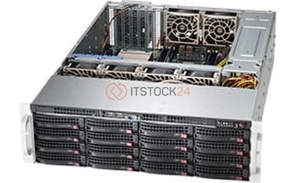 Supermicro Case Cse-836BHA-R1K28B 3U 1280W 16X3.5 Hot-swap SAS Drive Bays RTL [CSE-836BHA-R1K28B]