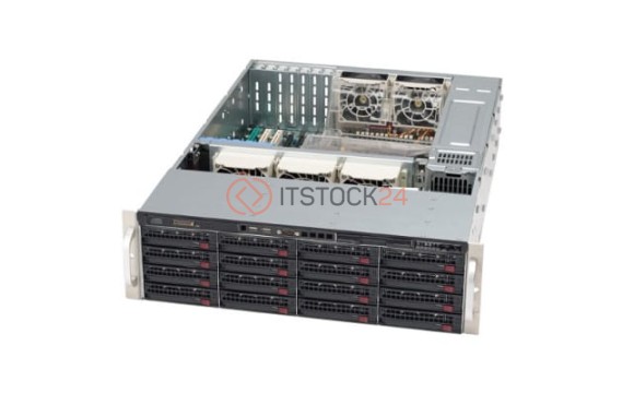 Supermicro Case Cse-836E26-R1200B 3U 1200W 16X 3.5 Bays Slim [CSE-836E26-R1200B]