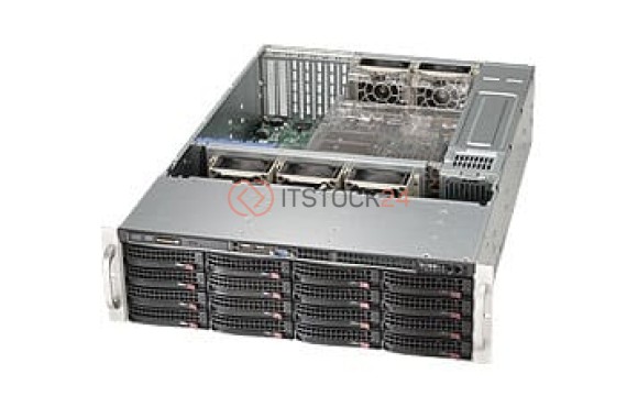 Supermicro 836TQ-R800B Chassis - Rack-mountable - Black [CSE-836TQ-R800B]