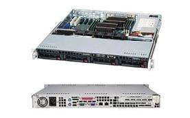 Supermicro Cse-813MTQ-600CB 1U Black 600W 4XSAS SATA 4XPWM Fan ATX Retail [CSE-813MTQ-600CB]