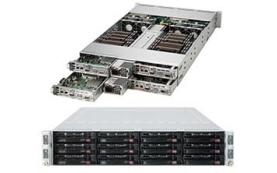 Supermicro BBNS 2U TWIN2 C602 8XDIMM-4x Node SAS 2108 QDR Ib [SYS-6027TR-H71QRF]