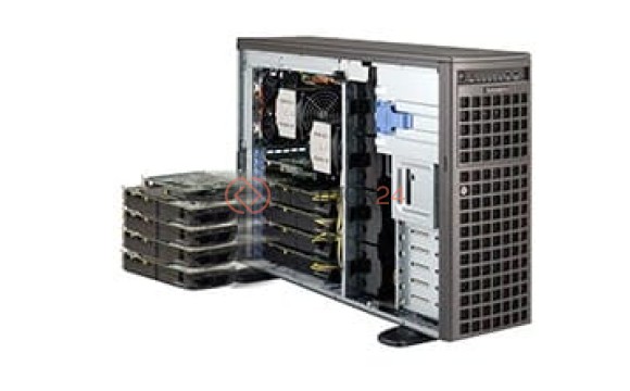 Supermicro 4U BB TWR DARK GREY XEON-DP 1600MHZ 8X SAS/SATA 5YR FULL WARR [SYS-7047GR-TRF-EW4]