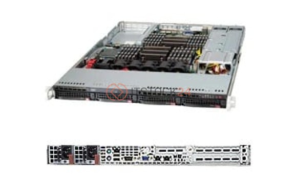 Supermicro 1U CUSTOM INTEGRATED SERVER SYSTEM FOR SPARTECH [SYS-6017R-N3RF4+-SPRT01]