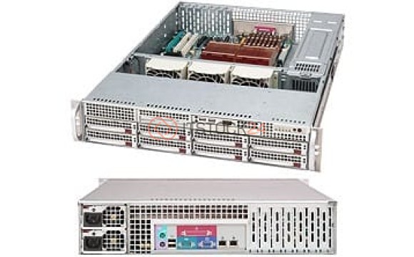 Supermicro 825TQ-R700LPV Chassis - Rack-mountable - Silver [CSE-825TQ-R700LPV]