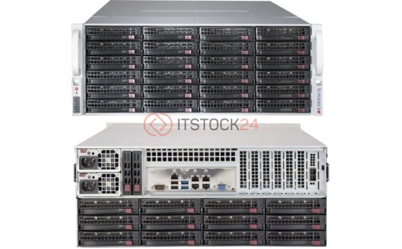 Supermicro 4U SuperChassis 847 - Rack-mountable - Black - 4U - 36 x Bay - 7 x 3.15[[CSE-847A-R1K28W