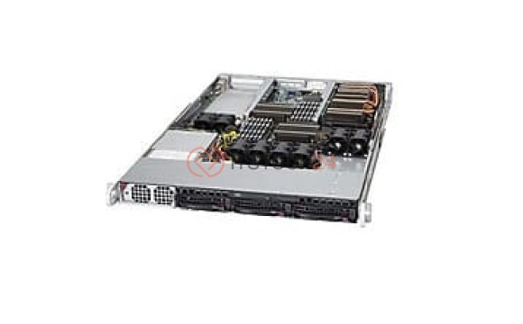 Supermicro 1U RACKMOUNT BB XEON-DP BLACK 6X SATA 1400W 1XFERMI-M2090 2.5IN HD [SYS-6016GT-TF-FM109]